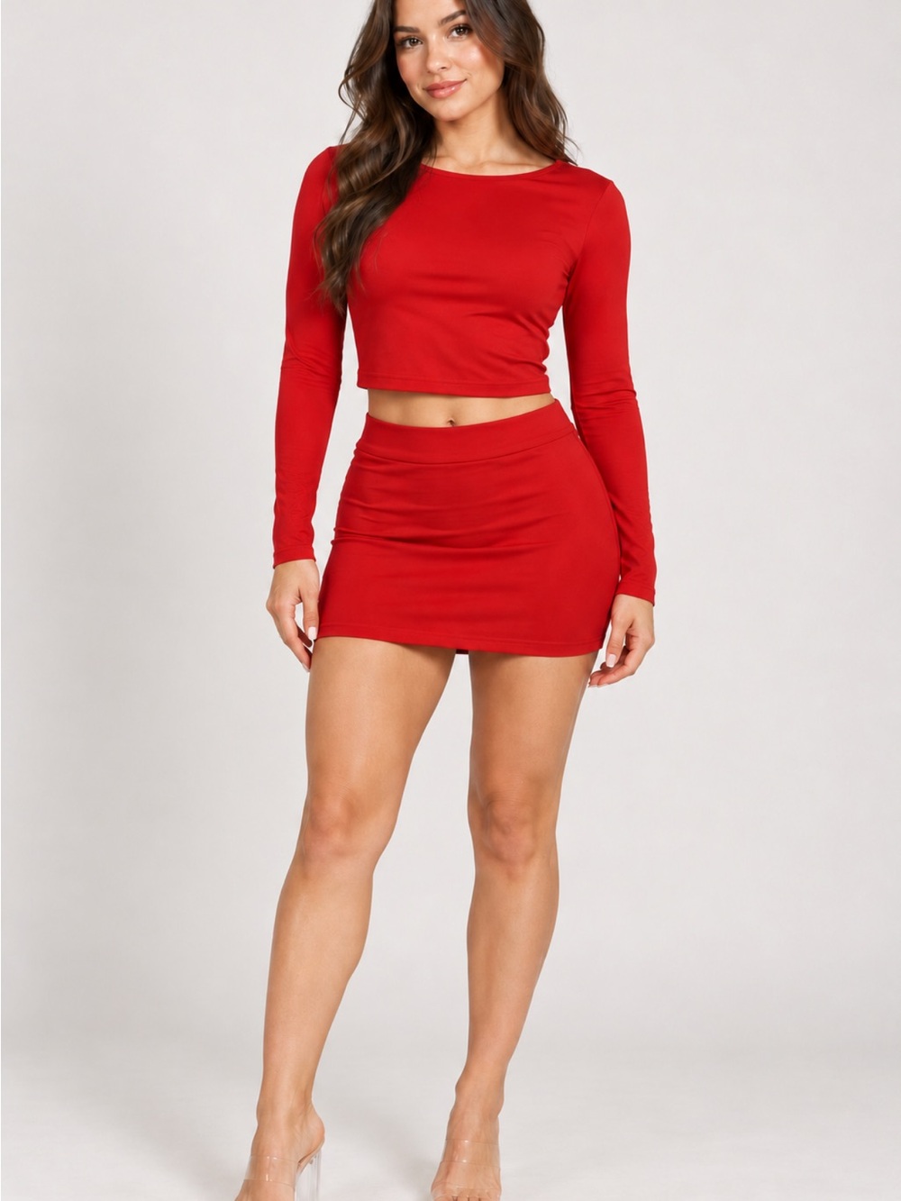 Red Women’s Two-Piece set